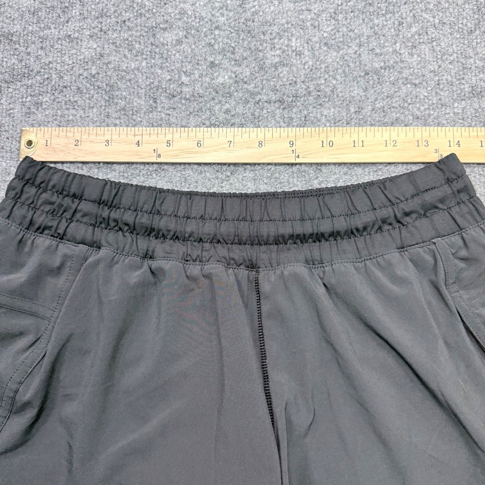 Lululemon Track That Mid-Rise Lined Short 5 Black Womens Size 10 Running Gym - Picture 8 of 8